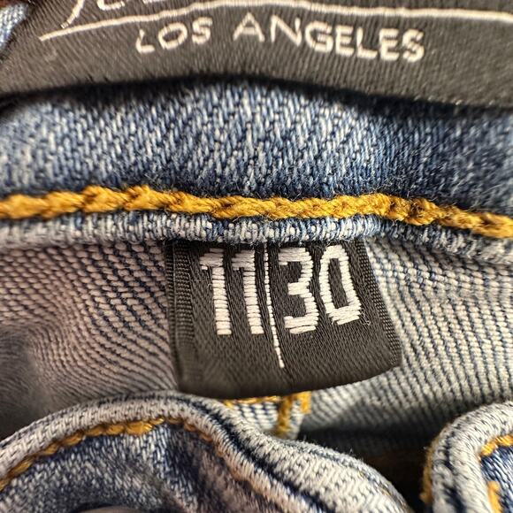 Judy Blue jeans boyfriend distressed paint spots distressed purpose size 11 / 30 - Picture 8 of 13